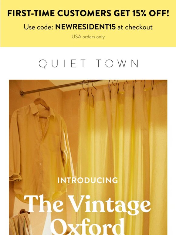 Introducing the Vintage Oxford curtain