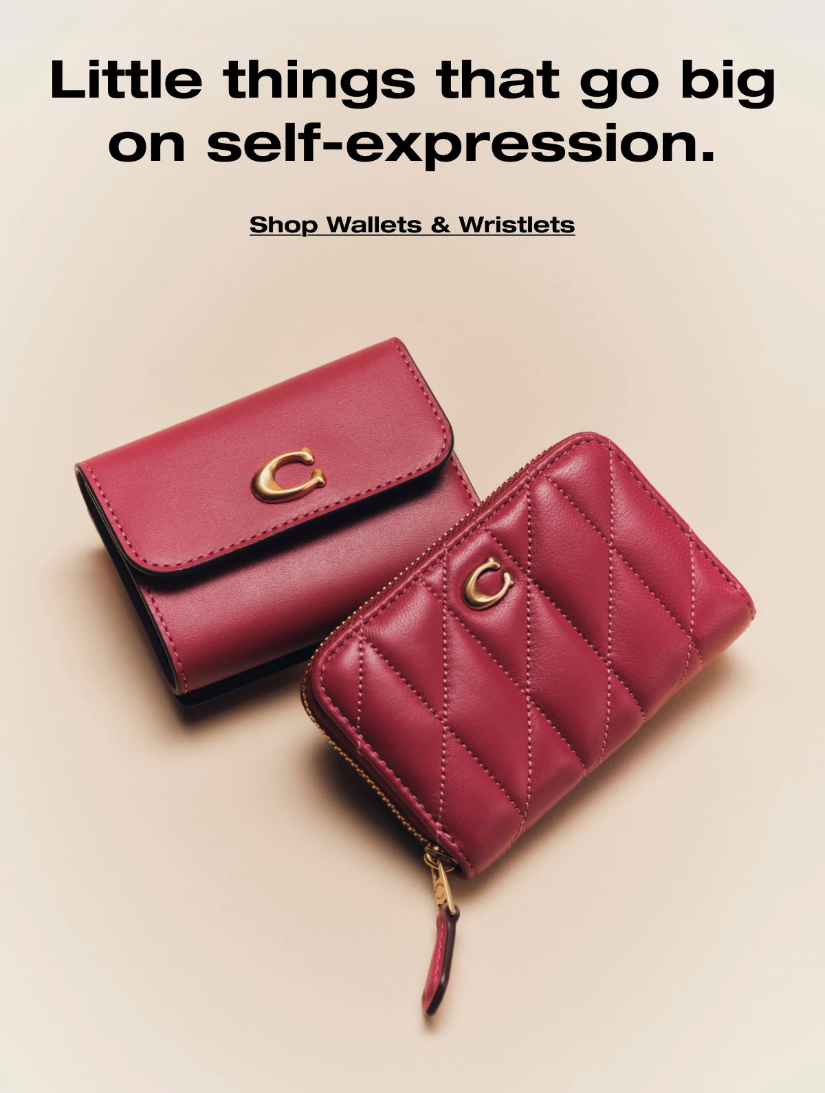 Little things that go big on self-expression. Shop Wallets & Wristlets