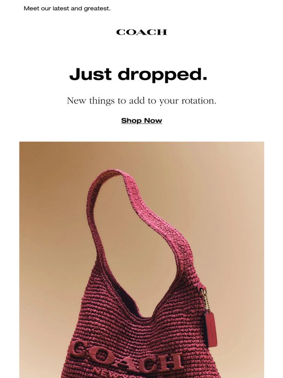 New things just dropped.