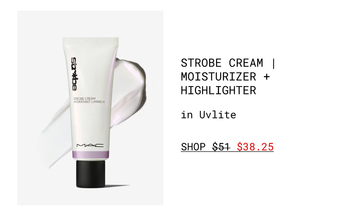 Strobe Cream | Moisturizer + Highlighter in Uvlite | shop $38.25