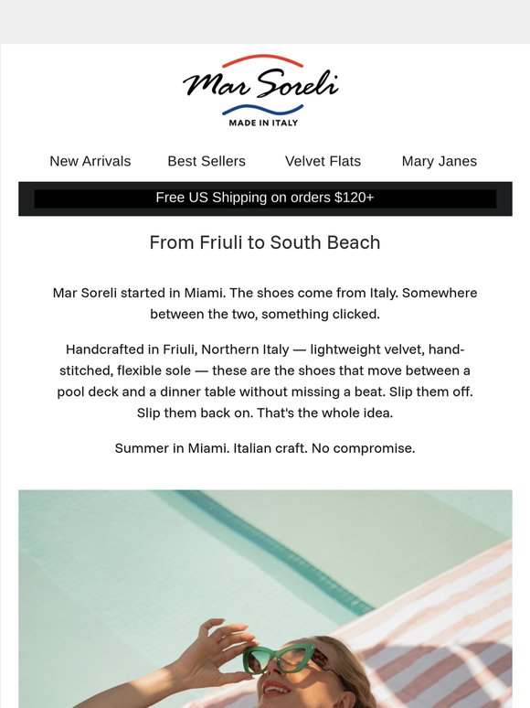 Made in Italy. Shot in Miami