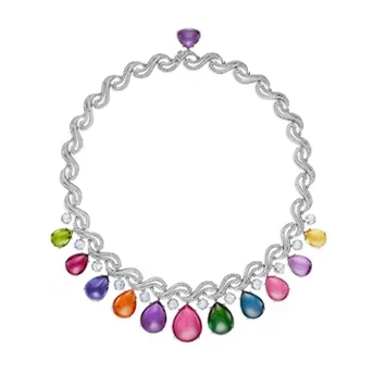 Bulgari Multi-gem and Diamond Necklace