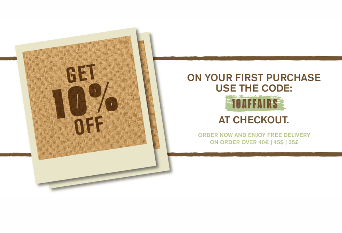 On your first purchase use the code at the checkout