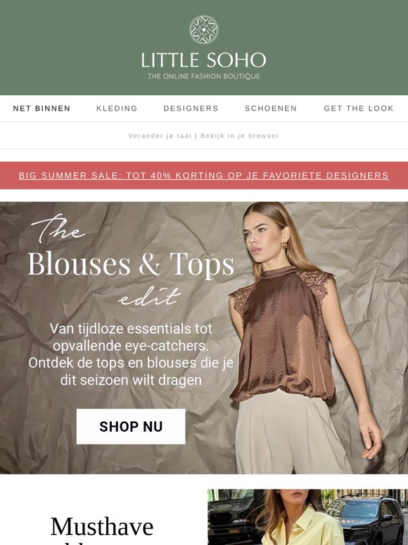 De meest gewilde blouses & tops van dit moment 😍