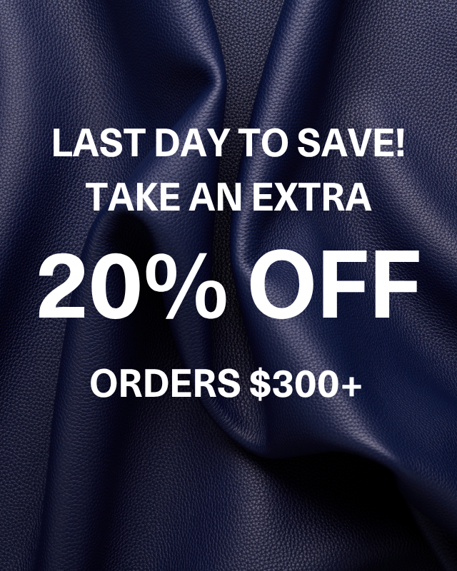 Savings are still on! Save an extra 20% off orders $300++