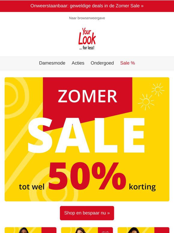 Wat dacht u van een Zomer Sale?