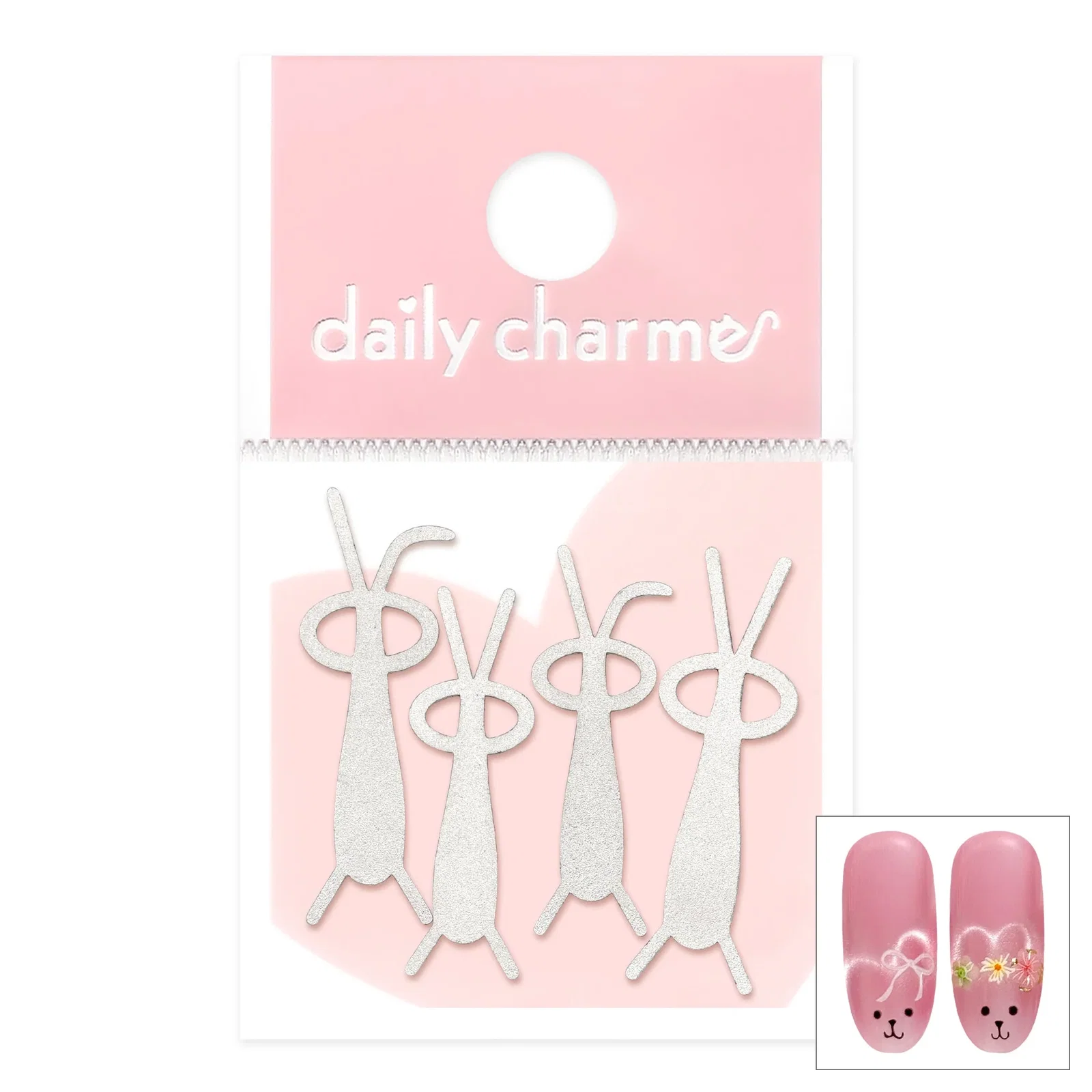 Image of Daily Charme - Magnetic Cat Eye Animal Line Metal Chip Set