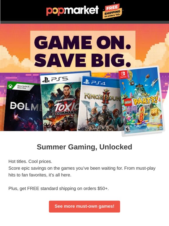 Stay In & Save Big 🎮 Limited-Time Video Game Deals