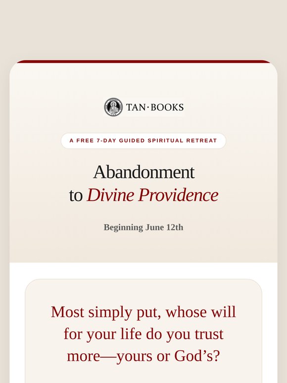 7 Days to Surrender to the Providence of God