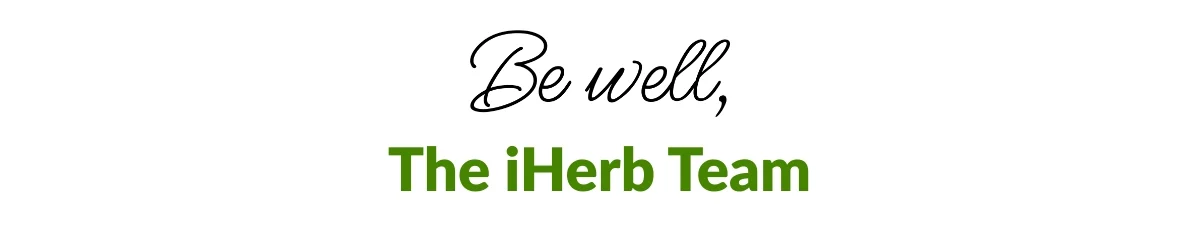 Be well, The iHerb Team