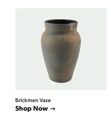Brickmen Vase. Click to shop now