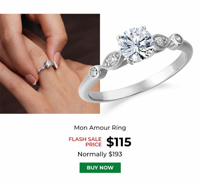 Mon Amour Ring Platinum Clad