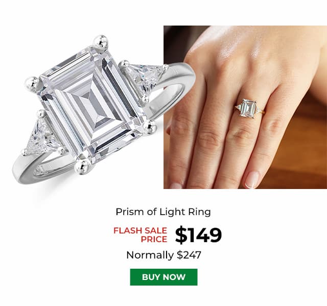 Prism of Light Ring Platinum Clad