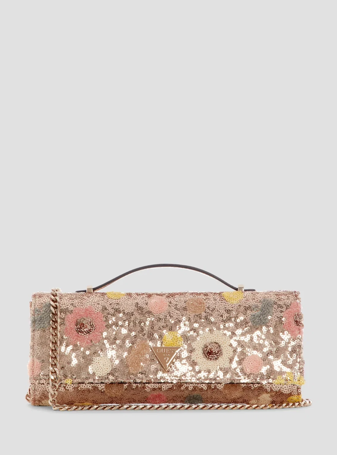 Image of Floral Multi Tasmin Top Handle Clutch Bag