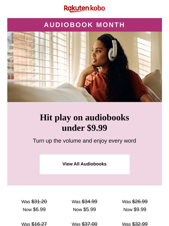 Celebrate Audiobook Month with listens under $9.99