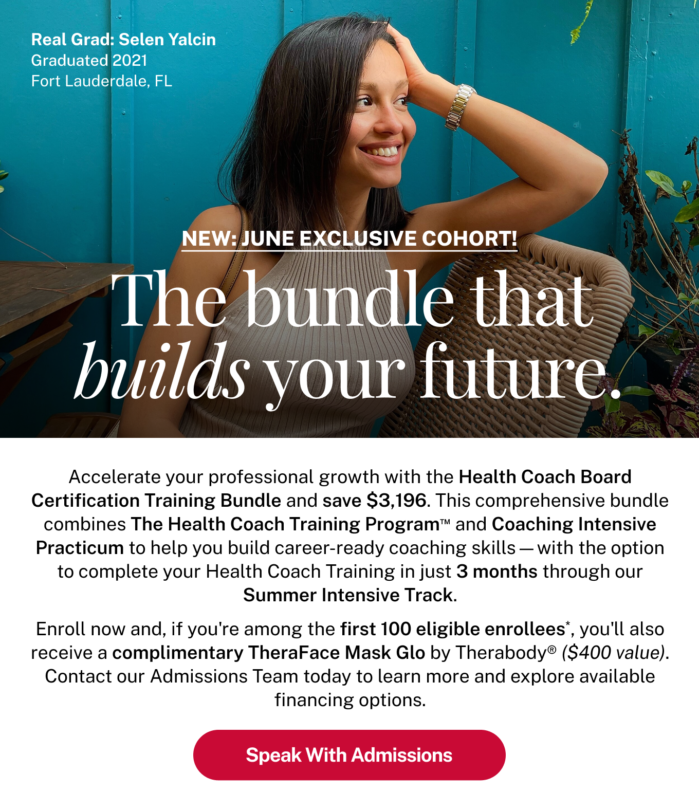 The bundle that builds your future. Speak With Admissions