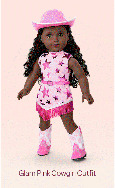 Glam Pink Cowgirl Outfit 