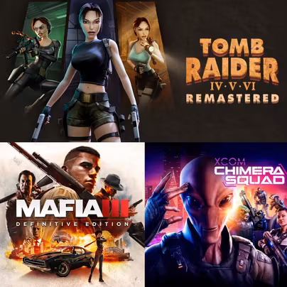 Tomb Raider IV-VI Remastered, Mafia III: Definitive Edition,...