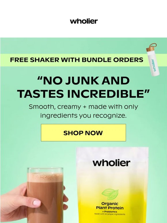 Your free glass shaker is waiting 👀