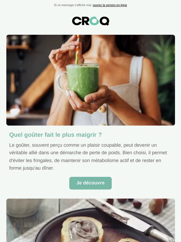 Quel goûter fait le plus maigrir ? - Quelle pâte à tartiner choisir ? - Les machines cardio les plus efficaces