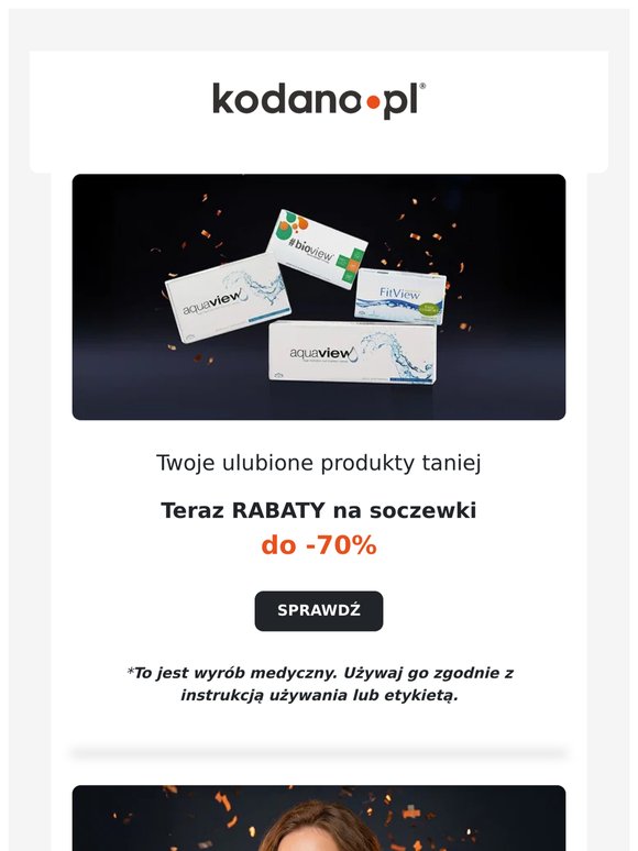 Rabaty na soczewki miesięczne do -70%