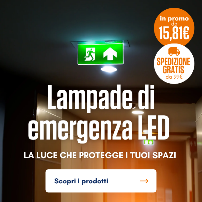 Lampade di emergenza LED