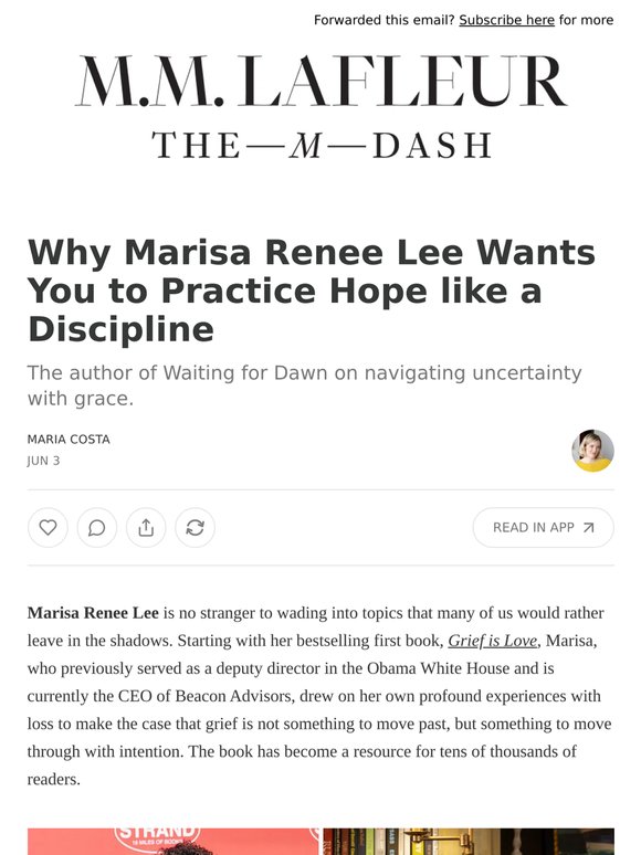 Why Marisa Renee Lee Wants You to Practice Hope like a Discipline
