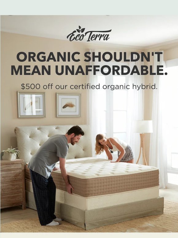 Organic mattresses shouldn't cost $5K