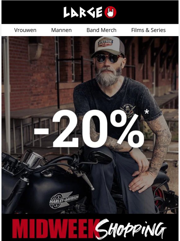 🔥 Midweek Deal: 20% KORTING wacht op jou!