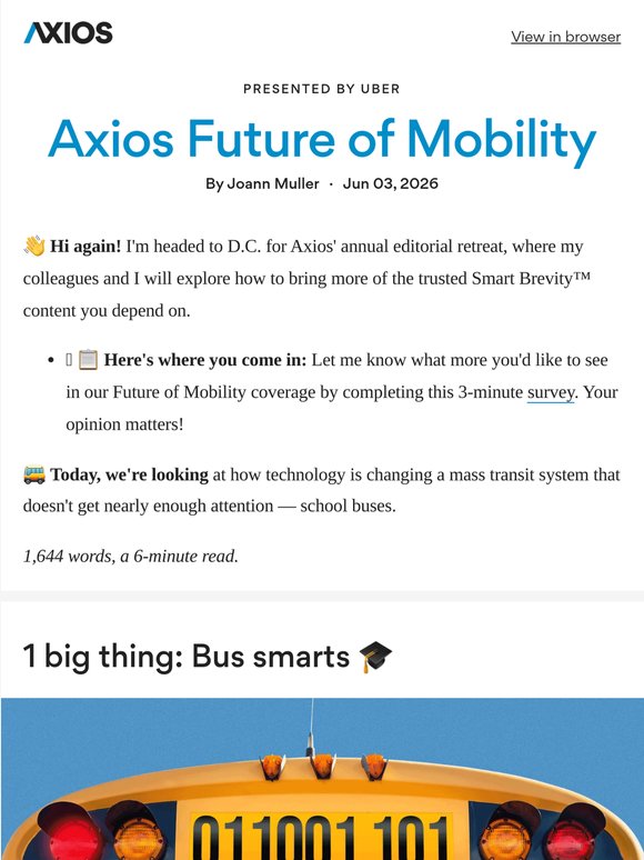 🚍 Smarter school buses