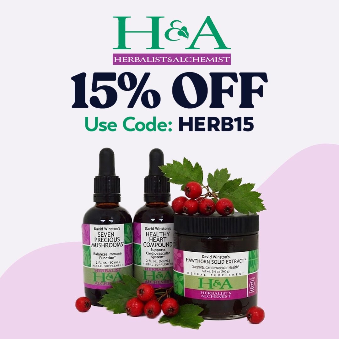 Herbalist & Alchemist supplements with 15% OFF. Use Code: HERB15