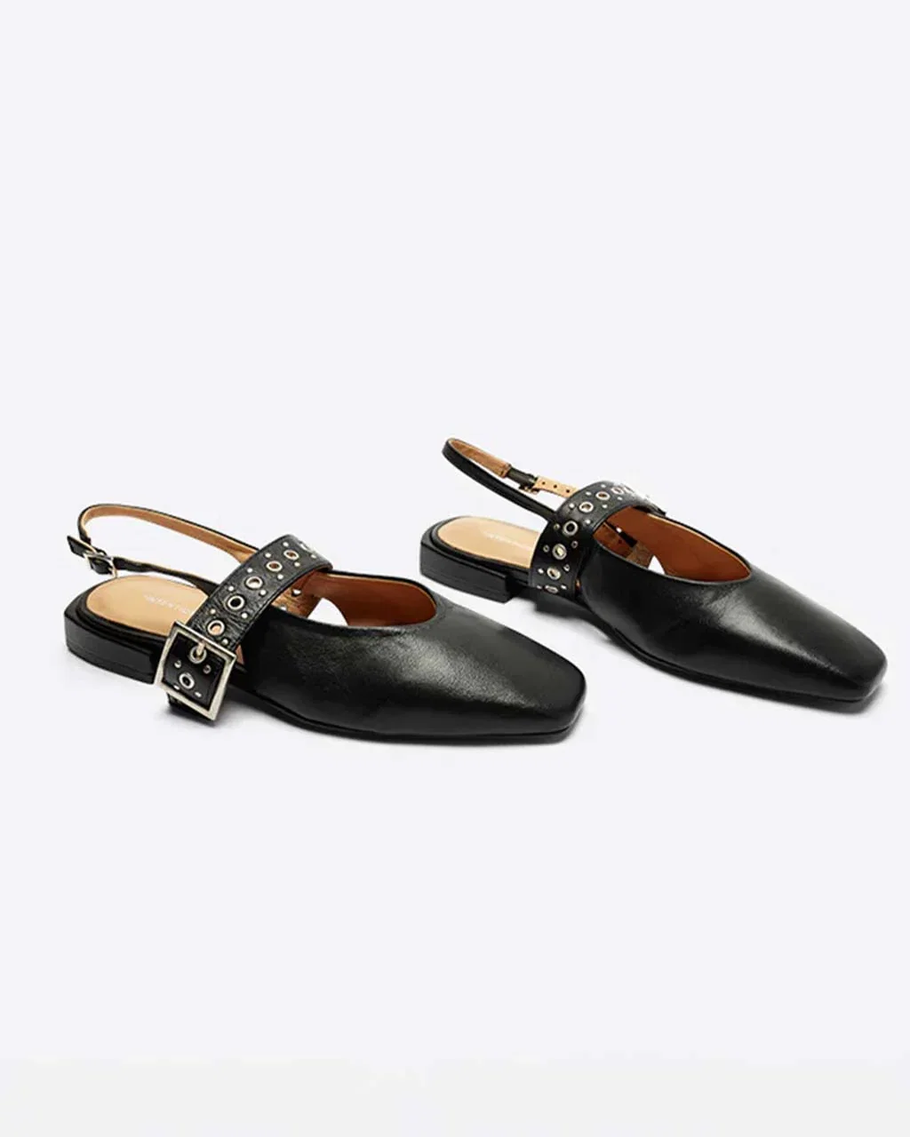 Image of Pearl Slingback Ballet Flat - Black