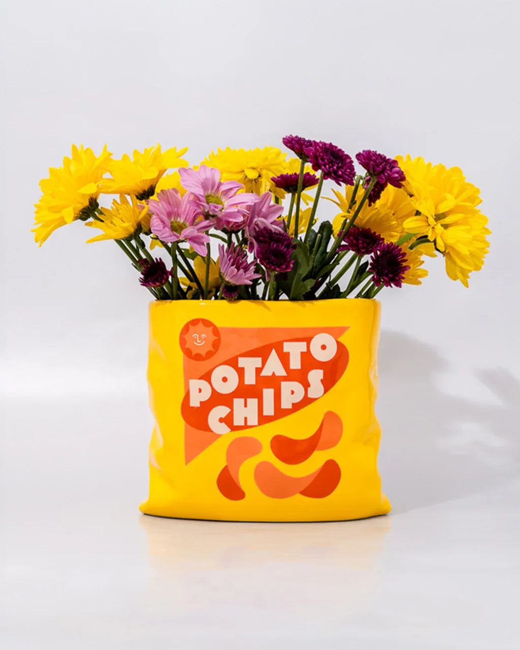Image of Potato Chips Ceramic Vase