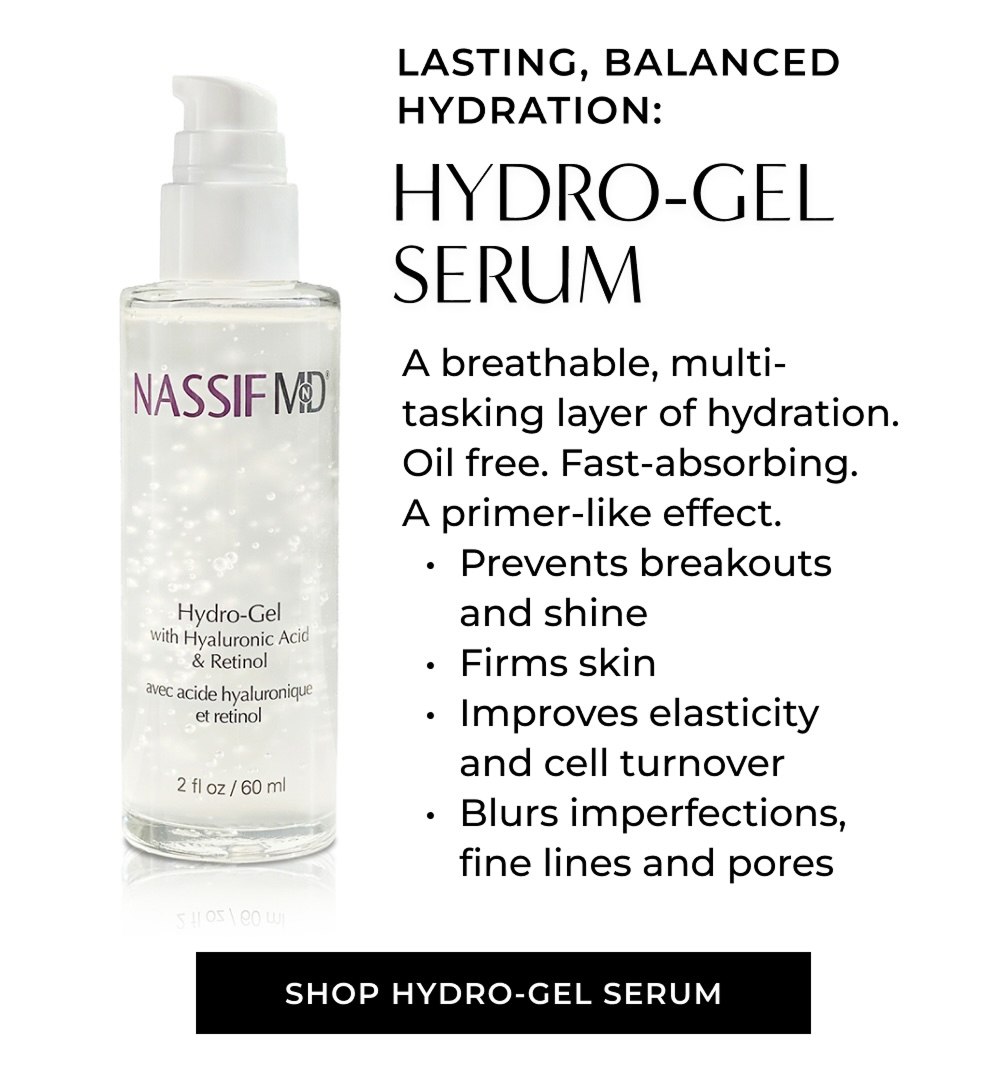 LASTING, BALANCED HYDRATION: HYDRO-GEL SERUM
