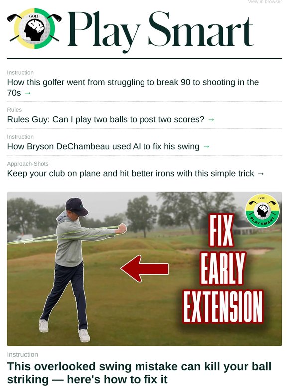 1 overlooked mistake can kill your swing