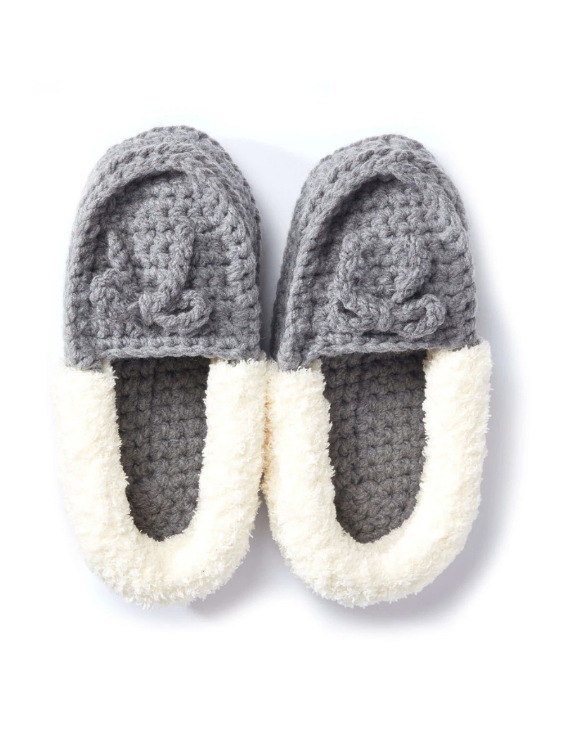 Free Crochet Family Moccasins Pattern