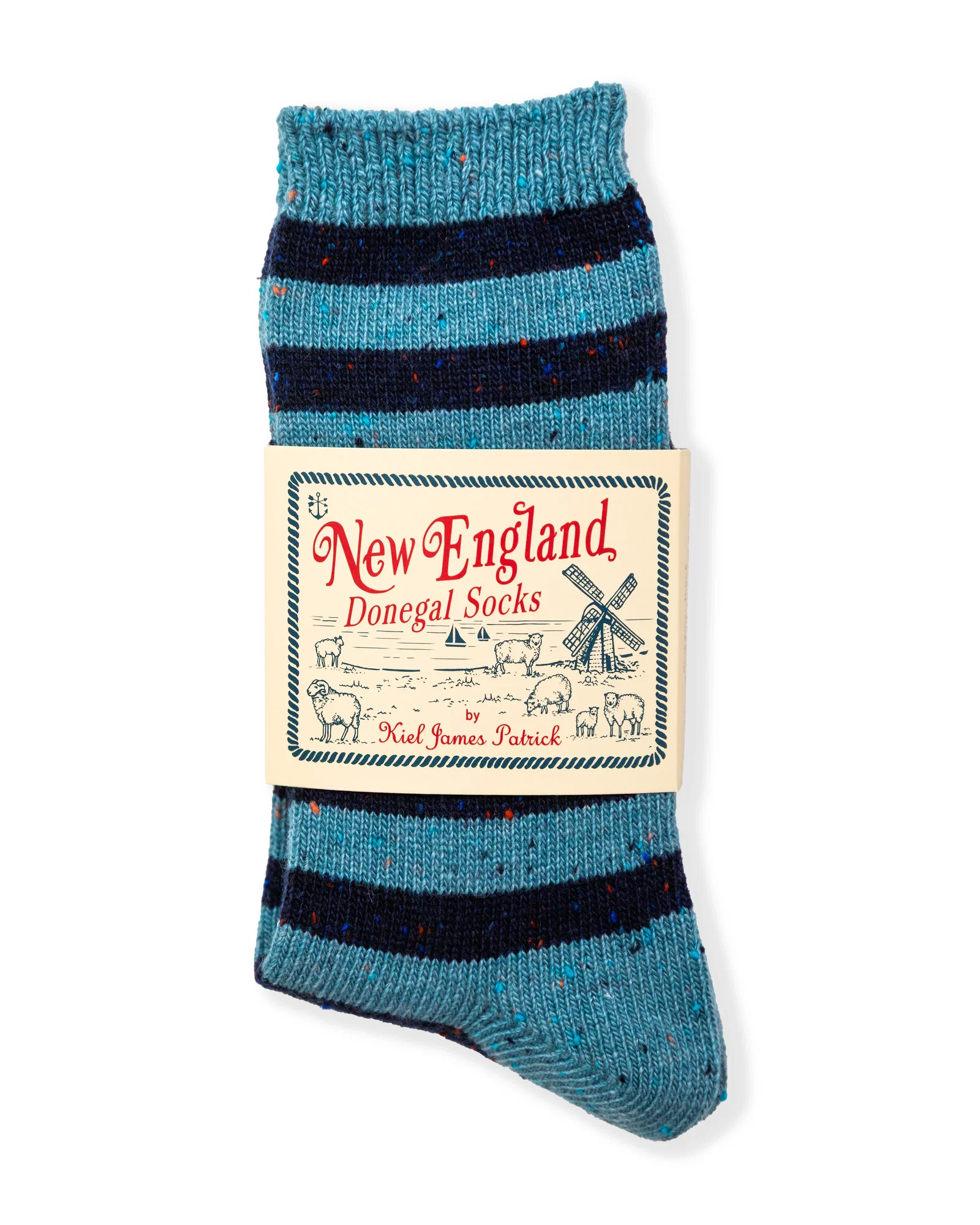 Image of Atlantic Stripe Donegal Socks