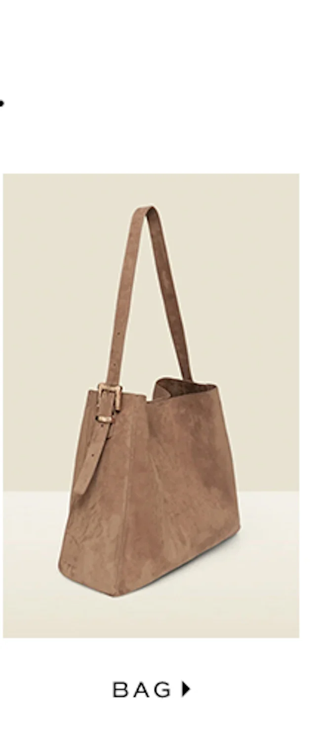 Tan Faux Suede Slouchy Tote Bag