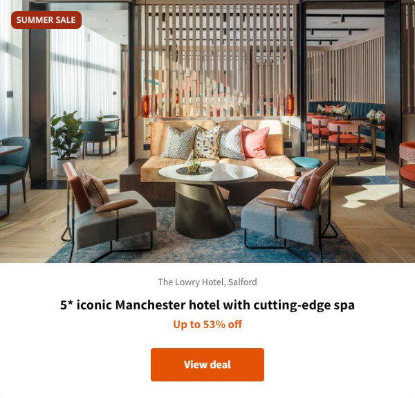 5* iconic Manchester hotel with cutting-edge spa