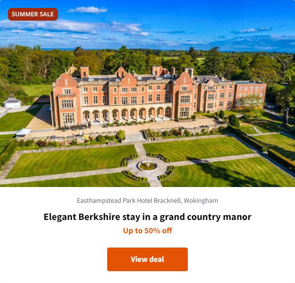 Elegant Berkshire stay in a grand country manor