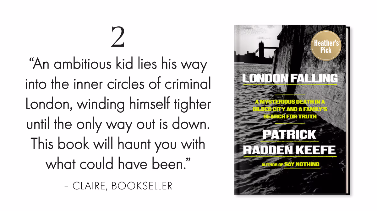 An ambitious kid lies his way into the inner circles of criminal London, winding himself tighter until the only way out is down. This book will haunt you with what could have been.