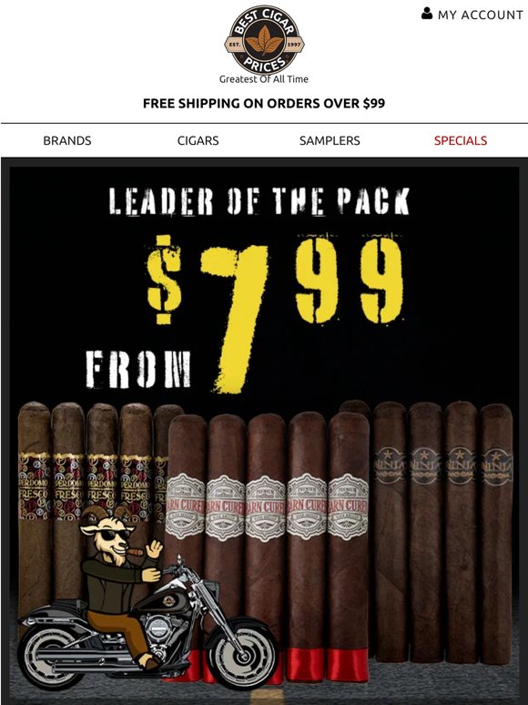 🏍️Cigar Packs from $7.99