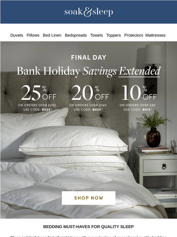 Last Chance To Save 25%!