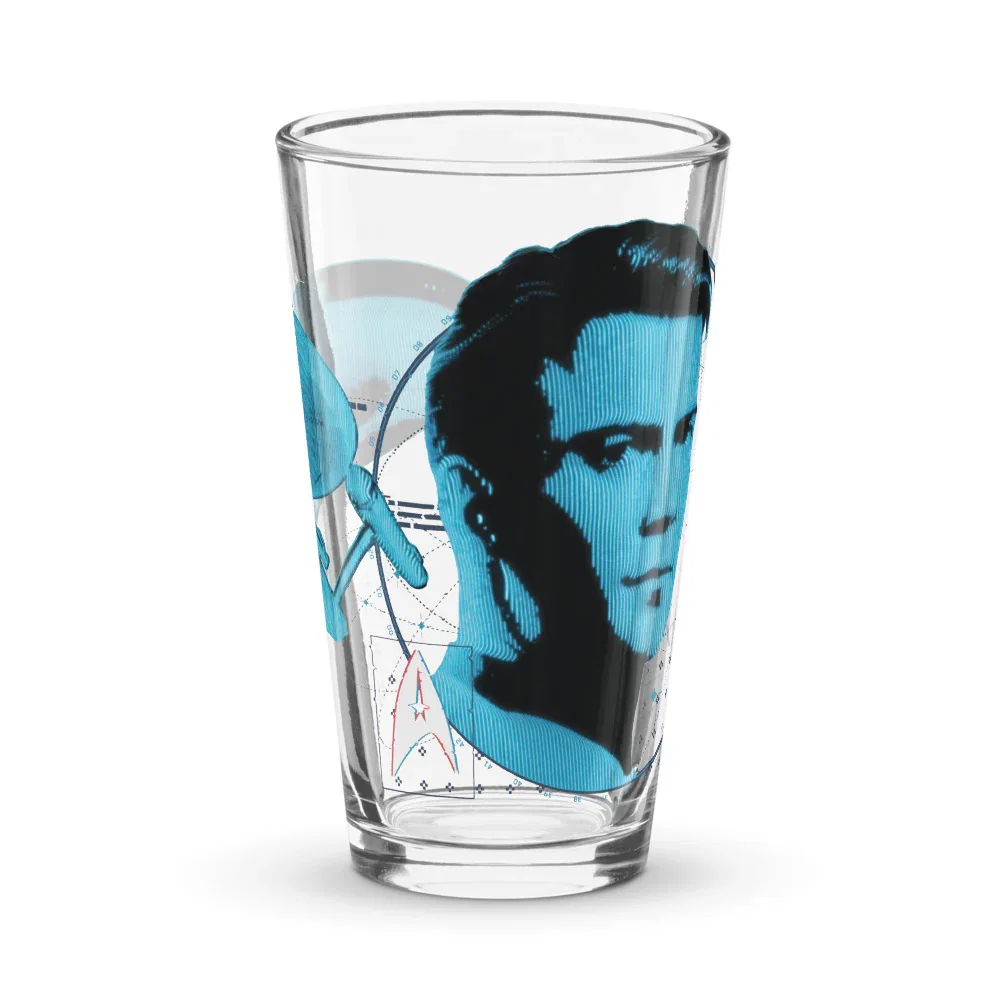 Image of Star Trek: The Original Series Captain Kirk Pint Glass