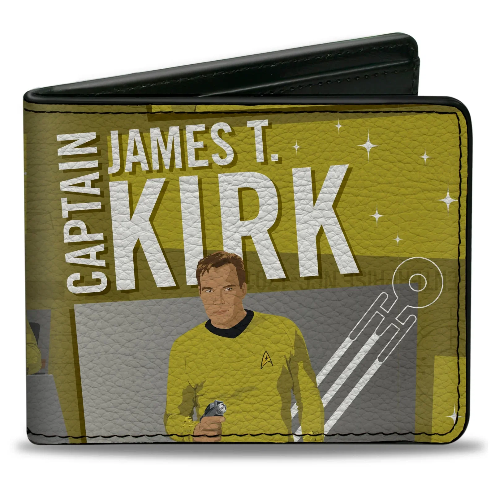 Image of Star Trek Captain James T. Kirk Collage Bi-Fold Wallet
