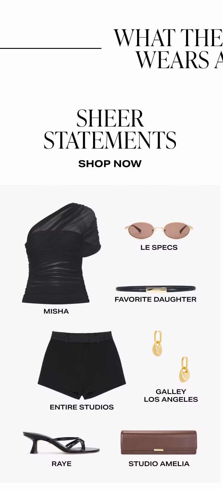 Shop Sheer Statements