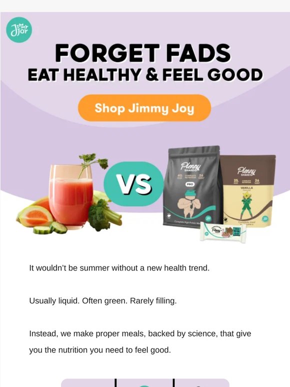 Real food > summer fads
