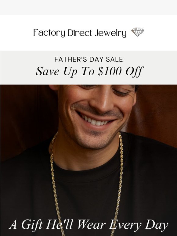 Dad's gift. Sorted. Up to $100 off.