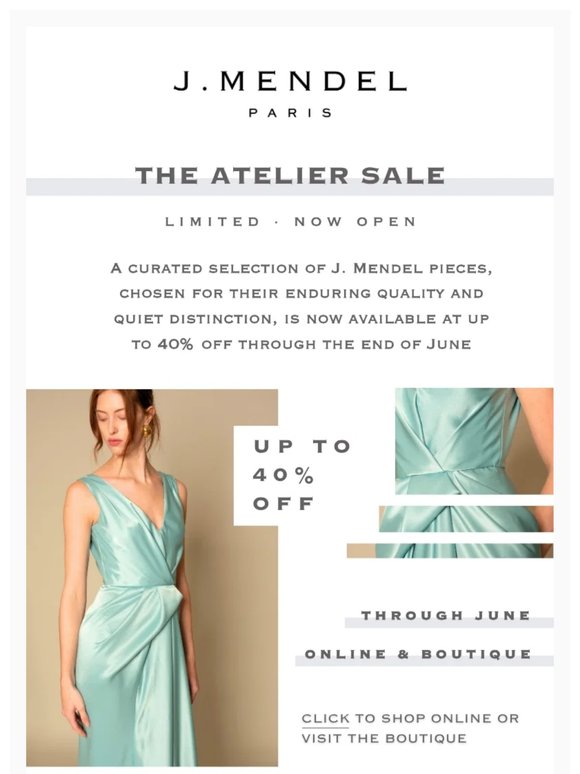 The Atelier Sale