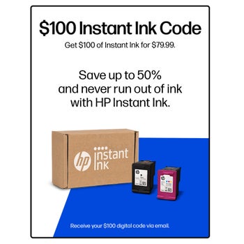 HP Instant Ink $100 Prepaid Card
